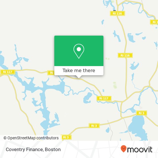 Coventry Finance map