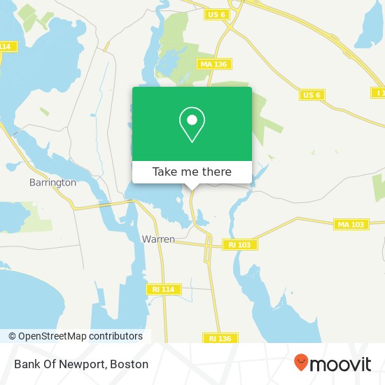 Bank Of Newport map