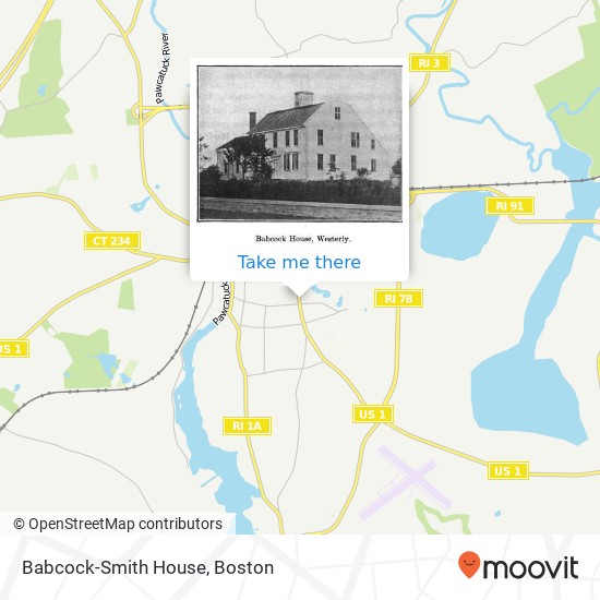 Babcock-Smith House map