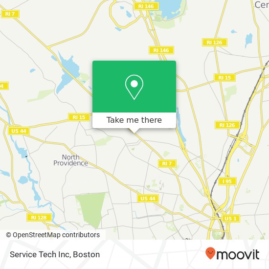 Mapa de Service Tech Inc