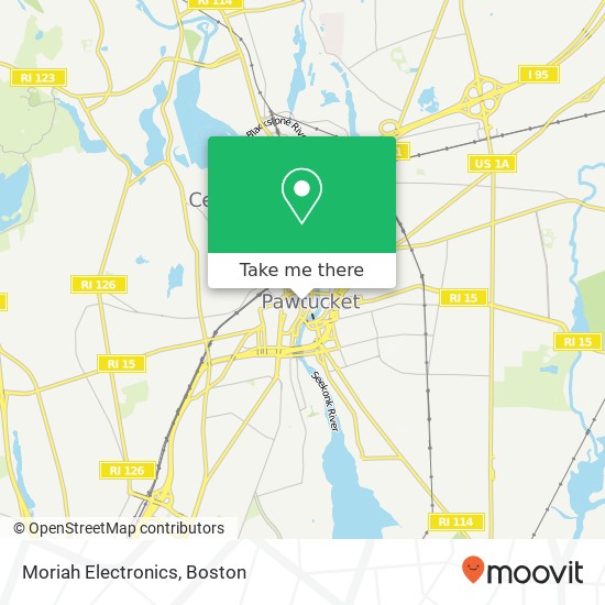 Moriah Electronics map
