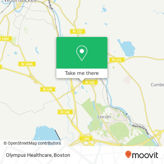 Olympus Healthcare map