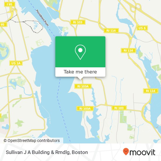 Mapa de Sullivan J A Building & Rmdlg