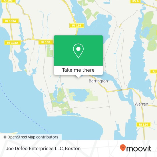 Joe Defeo Enterprises LLC map