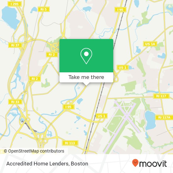 Mapa de Accredited Home Lenders