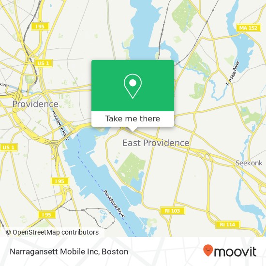 Mapa de Narragansett Mobile Inc