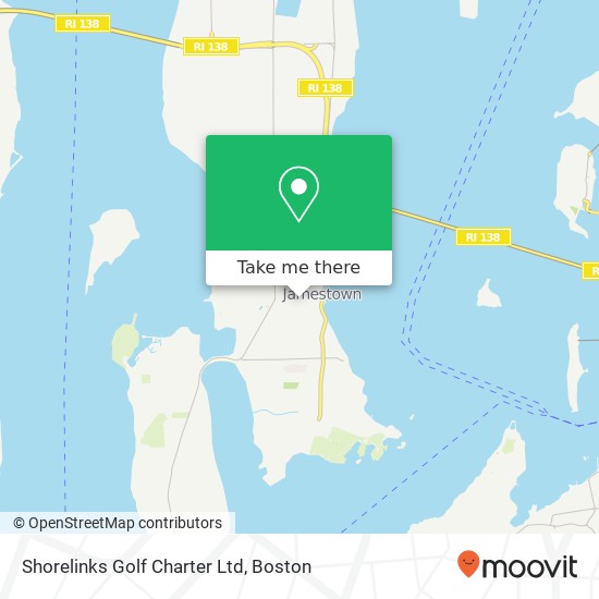 Shorelinks Golf Charter Ltd map