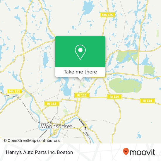 Henry's Auto Parts Inc map