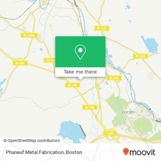 Phaneuf Metal Fabrication map