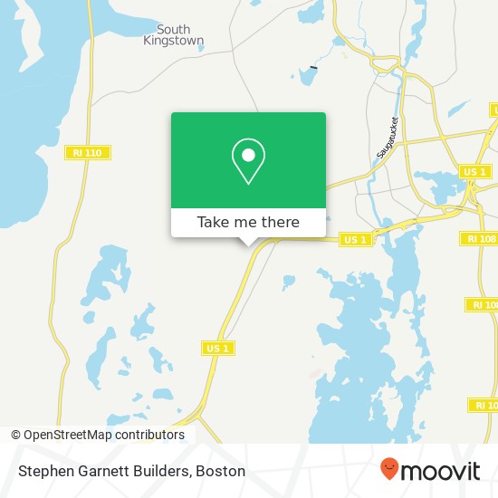 Stephen Garnett Builders map