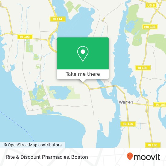 Mapa de Rite & Discount Pharmacies