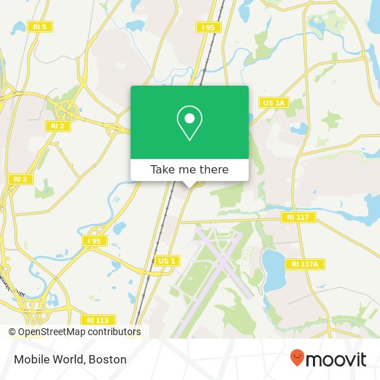 Mobile World map