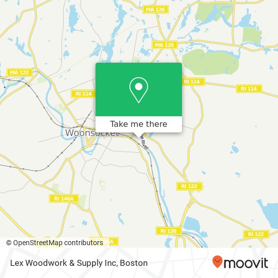 Lex Woodwork & Supply Inc map