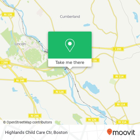 Highlands Child Care Ctr map