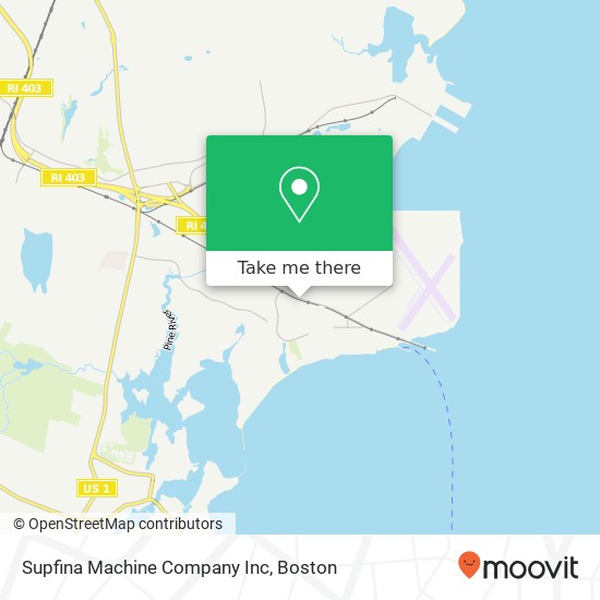 Supfina Machine Company Inc map