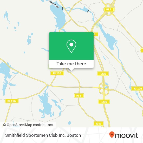 Smithfield Sportsmen Club Inc map