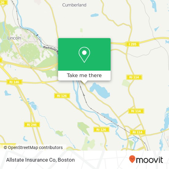 Allstate Insurance Co map