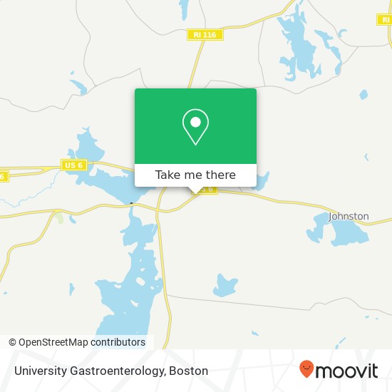 University Gastroenterology map