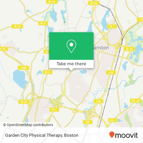 Garden City Physical Therapy map