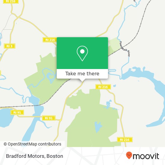 Mapa de Bradford Motors