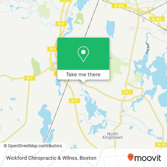 Wickford Chiropractic & Wllnss map