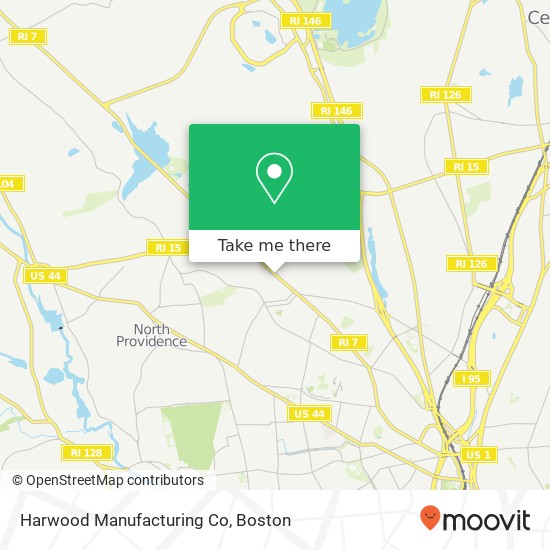 Mapa de Harwood Manufacturing Co