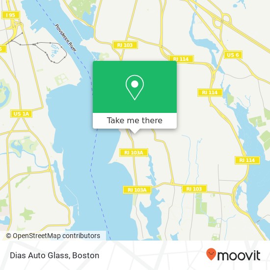 Dias Auto Glass map