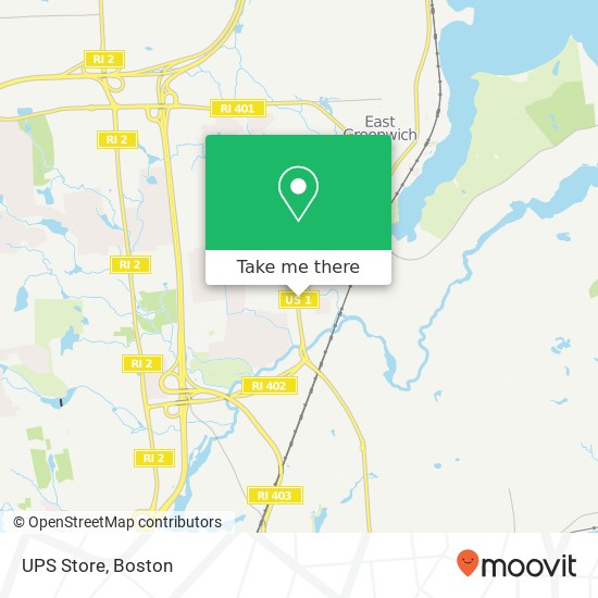 Mapa de UPS Store