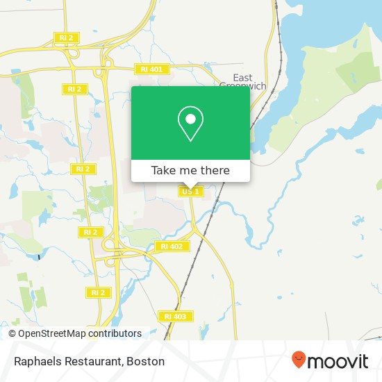 Mapa de Raphaels Restaurant