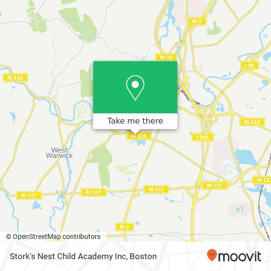 Stork's Nest Child Academy Inc map