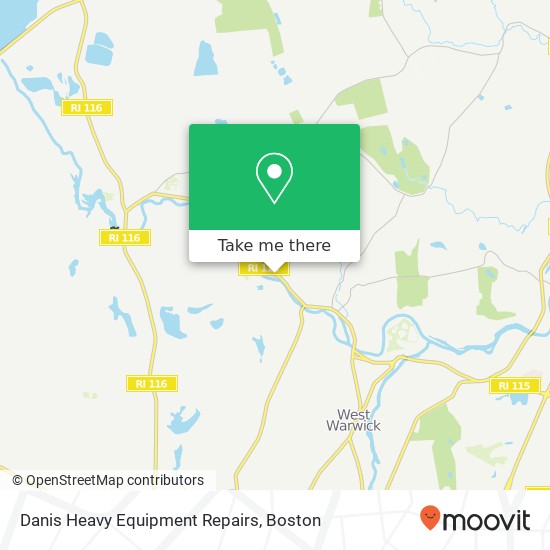 Danis Heavy Equipment Repairs map