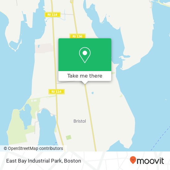Mapa de East Bay Industrial Park