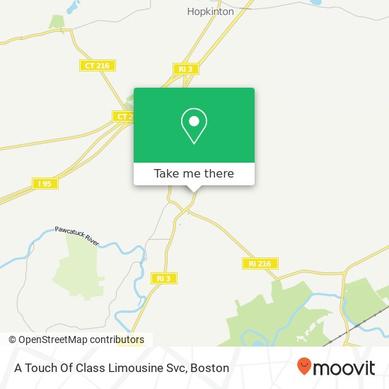 A Touch Of Class Limousine Svc map