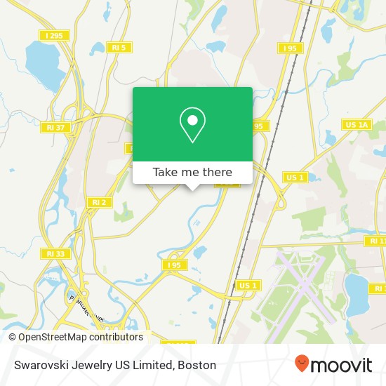 Swarovski Jewelry US Limited map