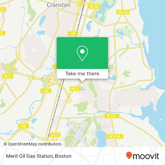 Merit Oil Gas Station map