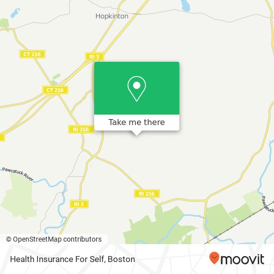 Mapa de Health Insurance For Self