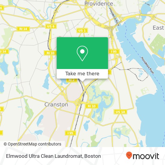 Mapa de Elmwood Ultra Clean Laundromat