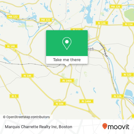 Mapa de Marquis Charrette Realty Inc