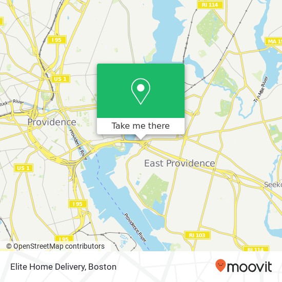 Elite Home Delivery map