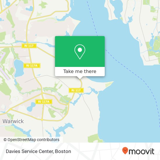 Mapa de Davies Service Center