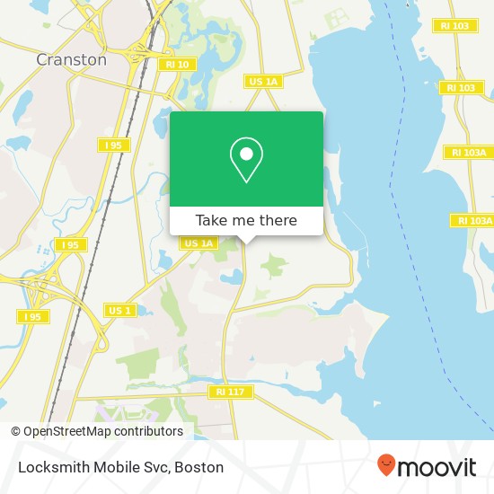 Locksmith Mobile Svc map