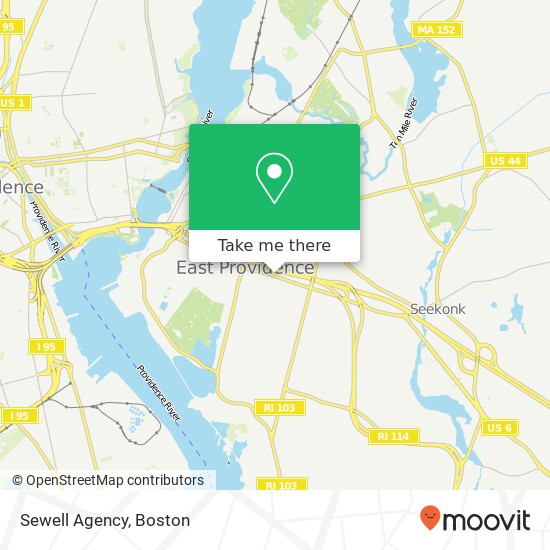 Sewell Agency map