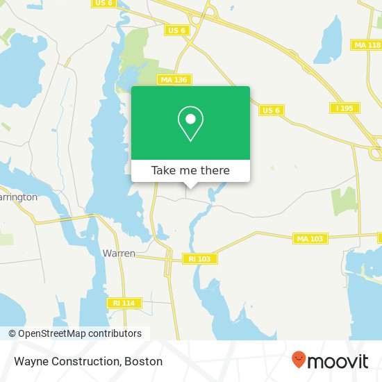 Mapa de Wayne Construction