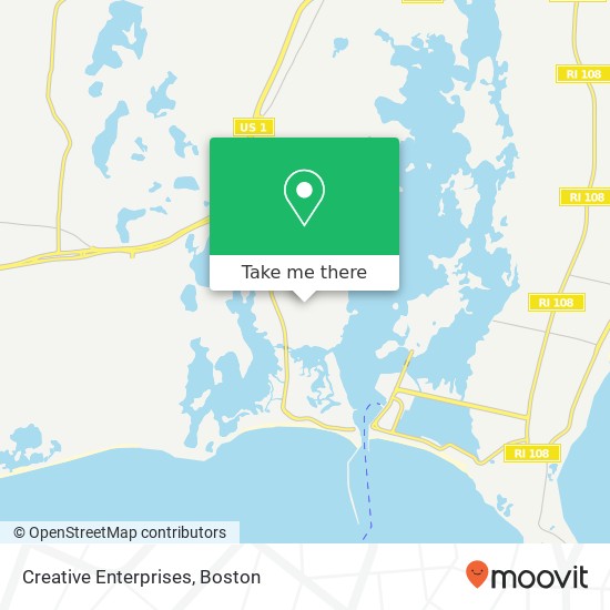 Creative Enterprises map