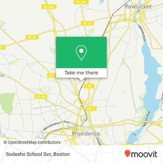 Sodexho School Svc map