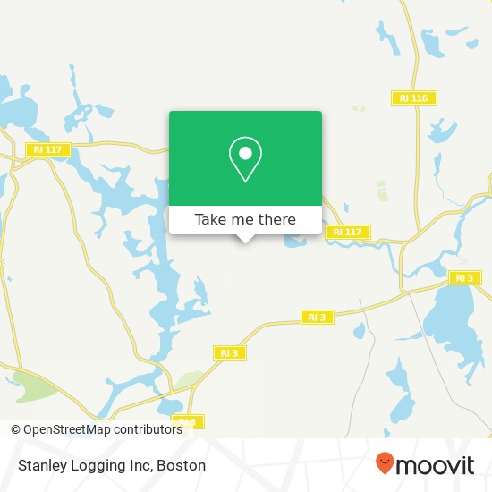 Stanley Logging Inc map