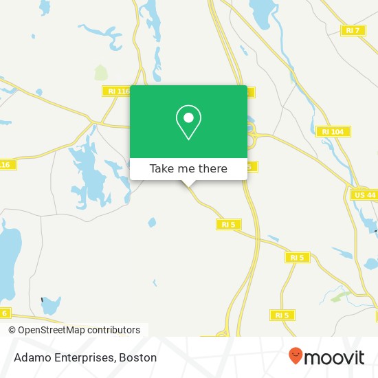 Adamo Enterprises map