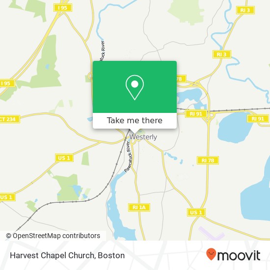 Mapa de Harvest Chapel Church