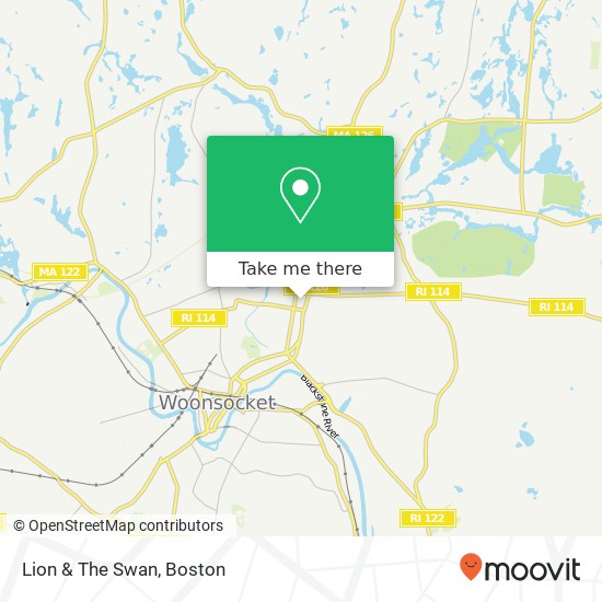 Mapa de Lion & The Swan