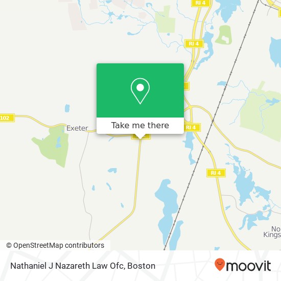 Mapa de Nathaniel J Nazareth Law Ofc